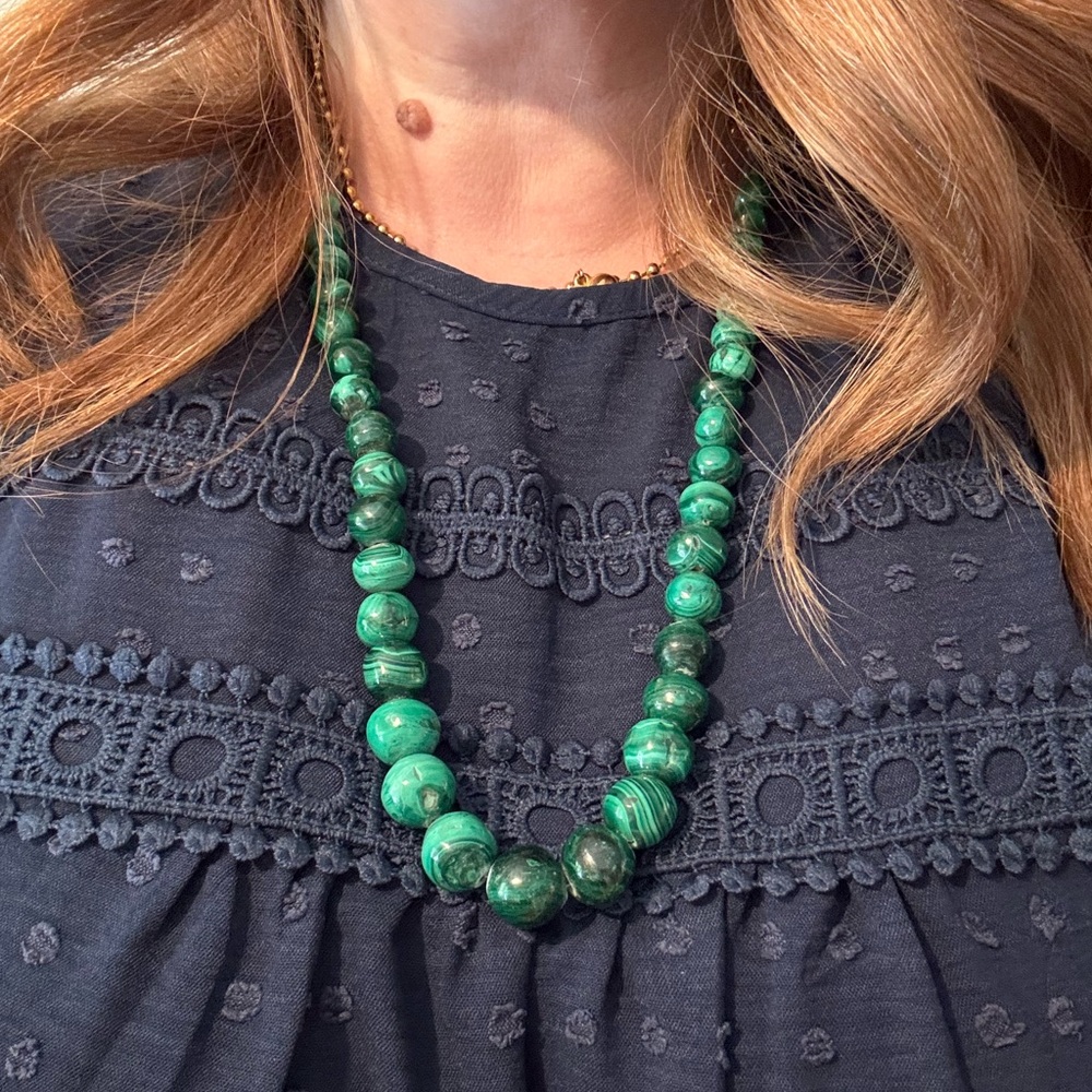 Gorgeous Malachite Necklace